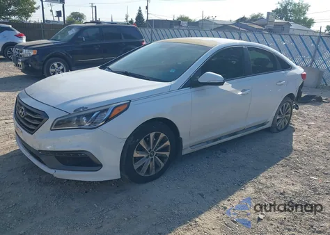 2015 Hyundai Sonata Sport из США, поврежденный, VIN 5NPE34AF5FH259215